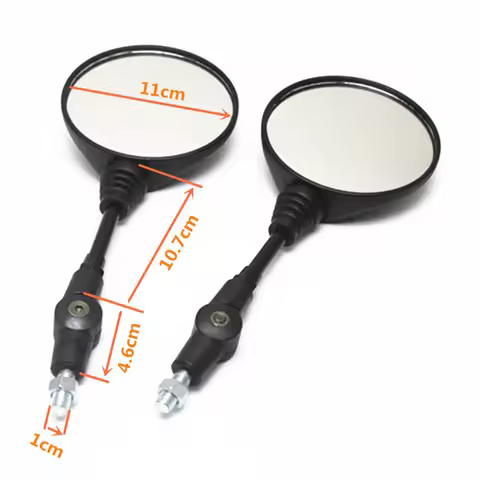 rearview mirror Anti-fall Folding Round motorcycle Side for KTM LC4 Supermoto 990 AdventuRe 990 SMC 