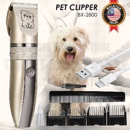 BX-2800 Rechargeable Pet Clipper Hair Trimmer Fur Grooming Dog Cat Haircut