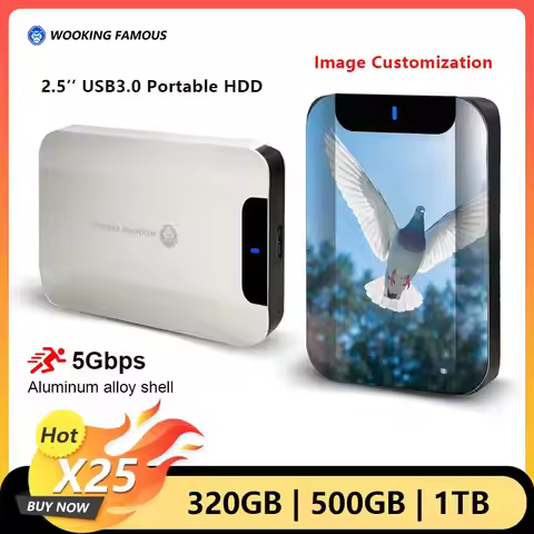 Portable HDD External Hard Drive Disk 320GB 500GB 1TB USB3.0 disco duro externo Storage Compatible f