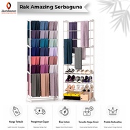 Hijab Rack Multifunctional Hijab Rack Amazing Rack 10-Tier Shoe Rack Without Cover Size 51 x 24 x 14