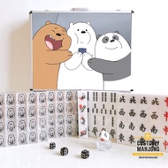 [Pre-Order] Customised Mahjong Set We Bare Bears Theme Customymahjong (Ship within 30 days)