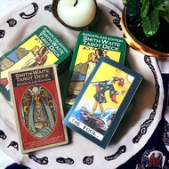 (7x12cm) Bộ bài Smith Waite Tarot 7x12cm hộp thiếc 78 lá cơ bản không viền dành cho người mới bắt đầ