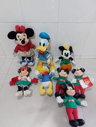 90年代 Disney 迪士尼 麥當勞 米奇 米老鼠 米妮 唐老鴨 玩偶 老娃 共8隻