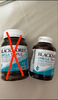 [現貨🇦🇺澳洲代購] Blackmores Omega Triple 60粒/150粒 特強型魚油 三倍強效深海魚油 900毫克