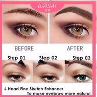 4-Point Eyebrow Pencil, Waterproof Makeup Tattoo Liquid Pen, Cosmetic Eyeliner