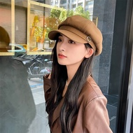 Korean Style Octagonal Beret Hat for Women / Trendy Fashion Hat for Women
