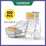 UGREEN]P@RJ45*lo-Connector<l'Ethernet{r(Cable|d(Cat6|T(Connector|w(50pcs-300pcs|m(Ethernet Cable Cr