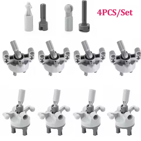 4PCS Transfer Shaft Steering 32494 11949 Technology Building Blocks Parts Joint Axle Steering Ball 5