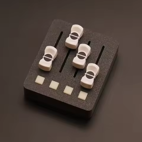 EM-PO2 USB MIDI Controller 4-Channel Fader & Button Live Streaming Audio Mixer Studio One Mapping Co