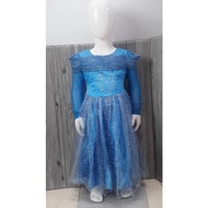 IMPORTED CINDERELLA PRINCESS DRESS GIRLS'biru 6631