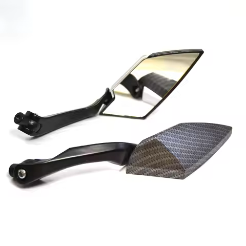 2X Motorcycle Mirror Scooter E-Bike Rearview Mirrors Back Side Mirror 8mm 10mm for Kawasaki ER6F ER6