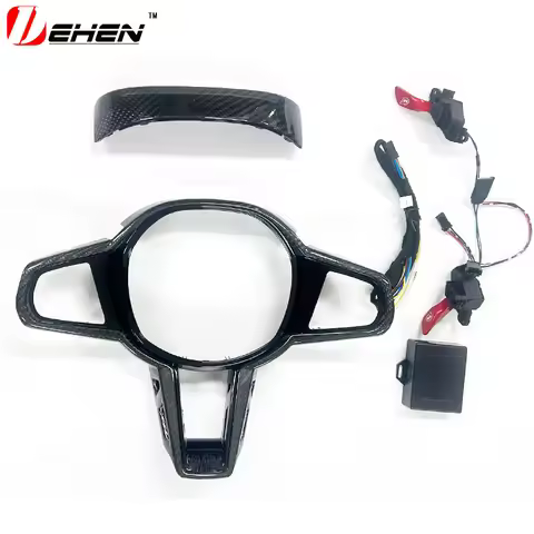 Suitable for 24-25 BMW 3 Series G20 4 Series G26 modified M3 M4 CS carbon fiber steering wheel cover