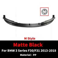 M Style Front Bumper Lip Splitter Chin Tuning Accessories For BMW 3 F30 F31 328i 330i 335i 340i 320d