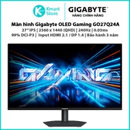 Gigabyte OLED Gaming GO27Q24A Monitor | 27" / 2560 x 1440 (QHD) / 240Hz / 0.03ms | HDMI 2.1 + DP1.4 