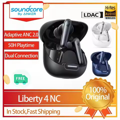 Original Soundcore by Anker Liberty 4 NC Wireless Noise Cancelling Earbuds Earphone Wireless Bluetoo