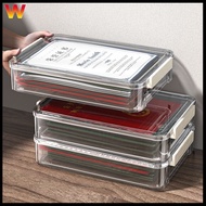 Paper storage box stationery storage organizer transparent storage box clear a4 waterproof dust file