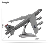 Tooyful 1/200 Metal American B-52 Aircraft Plane Model W/ Display Stand Kids Gift