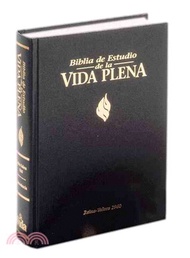 5395.Biblia de estudio vida plena/ Full Life Study Bible ─ Reina Valera 1960, Negro, Piel Especial/ Reina Valera 1960, Black, Bonded Leather