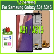 100% Tested Super AMOLED SAMSUNG GALAXY A31 A315 SM-A315F LCD Display Touch Screen For Samsung A315G