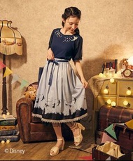 axes femme 正品  Disney Peter Pan聯動 淺藍色半裙 日牌 日系 lolita