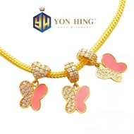 Charm Butterfly Pdr Emas 916 Yon Hing