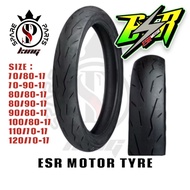 NEW 2025 !! ESR MOTOR TYRE TAYAR MOTOR TUBELESS TIRE 70/80 70/90 80/80 80/90 90/80 100/80 110/70 120