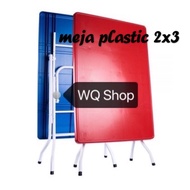 (Direct factory）Meja Pasar Malam 2x3/ Foldable Plastic Dining Table 2’ x 3’ Meja Lipat/ Meja Plastik