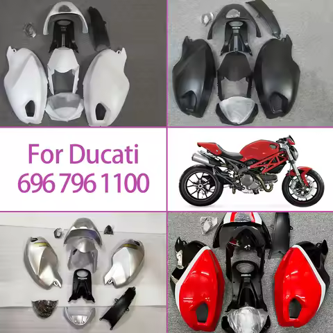 Prime Fairings 696 796 1100 Full ABS Painted Fairing Set Injection Molded Fit For Ducati 696 796 110