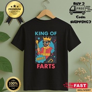 King Of Farts T-Shirt - Embarrassing Shirt Swap - Funny Joke Shirt - Exchange Flatulence Prank Gift 