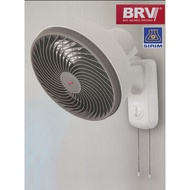 Trac / Phison / BRV Turbo Tornado Wall Fan Powerful Strong Wind 9 Inch 3 Speed 5 Blade