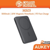 Aukey PB-MS03 /MS04 5000mAh / 10000mAh 20W Magnetic Ultra Slim Wireless Powerbank