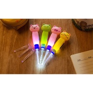 Ear Digger with Light Animal Design Baby and Kids Ear Digger Pengorek Telinga Berlampu Untuk Bayi & 