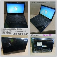 Laptop Second Original ACER Travelmate B113