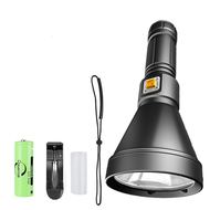 ไฟฉายดำน้ำสำหรับมืออาชีพ ใหม่ล่าสุด XHP360 IPX8ไฟฉายดำน้ำพลังสูงกันน้ำ