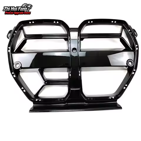 Suitable for BMW M3 M4 CS G80 G82 Modified CS Style Glossy Black Front Grille