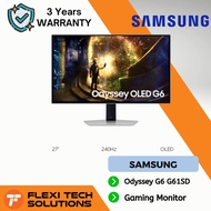 Samsung 27" Odyssey G6 G61SD OLED QHD Gaming Monitor 240Hz (LS27DG610SEXXS)