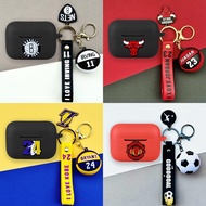 Case for Razer Hammerhead V3 HyperSpeed Silicone Soft Case Cartoon Basketball Cute Football Keychain