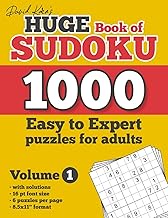 David Karn's Huge Book of Sudoku - 1000 Easy to Expert puzzles for adults, Volume 1: with solutions,