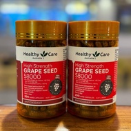 🉐🉐全線澳紐保健品牌任你買 👉🏻包括Healthy Care 低至𝟴𝟱折‼
💥💥低至💰1️⃣2️⃣6️⃣/樽💥現金價💥

Healthy Care - Grape Seed 58000mg葡萄籽膠囊 