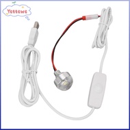 YVETTPH LED Spotlight, 5V USB Powered Stepless Dimming Spotlight, Energy Saving Dimmable Breathing M