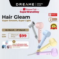 [2 Years Warranty] Dreame Hair Gleam Hair Dryer | High Speed 2 Mins Fast Drying | 330g Lightweight |