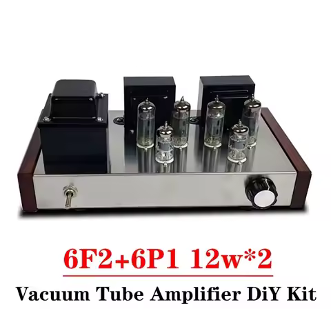 12w*2 6f2 6p1 Vacuum Tube Amplifier Kit Diy High Power Low Distortion 2-channel Push-pull Amp HIFI A