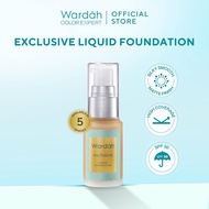 Wardah Exclusive Liquid Foundation - High Coverage, Silky Smooth Matte Finish Foundation with SPF 30