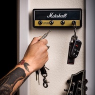 Fender Blues Music Key Storage Jack Rack Key Holder Guitar Wall Key Holder with 4 Keychains Vintage Amplifier Home Decoration