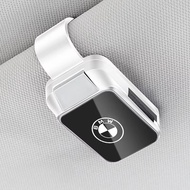 Car Sun Visor Glasses Clip One-hand Pressing Eyeglasses Holder For BMW G20 F30 E60 E46 E90 F10 G30 E