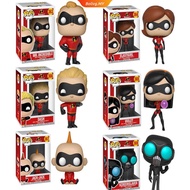 Funko Pop! 《The Incredibles》Elastigirl Mr.Incredible Dash Violet Jack-Jack  363# 364# 365# 366# 367# Vinyl Action Figure Toys model Dolls Design Toys