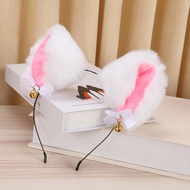 ZALINDO Bando Telinga Kucing Nekomimi Bando Bell Kucing Cosplay Bando Kucing Wanita