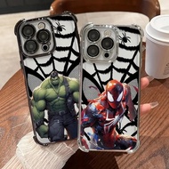 Marvel Cartoon Spiderman Hulk Soft Phone Casing For Realme C85 C75 C71 15 15X 15T 14X Note 70T 70 Pr