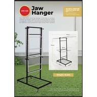 (Ready Stock)WM-403 Super Jaw Wing Hanger with roller/Rak Penyidai baju dengan roda/lipat/Hanger baj