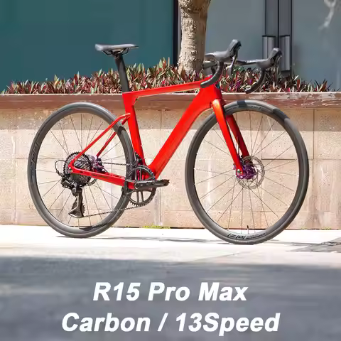 TWITTER Carbon Fiber Road Bike Electronic Shifting, 13Speed Internal Cable Routing Unisex Competitio